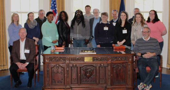 teachers in the Oval Office